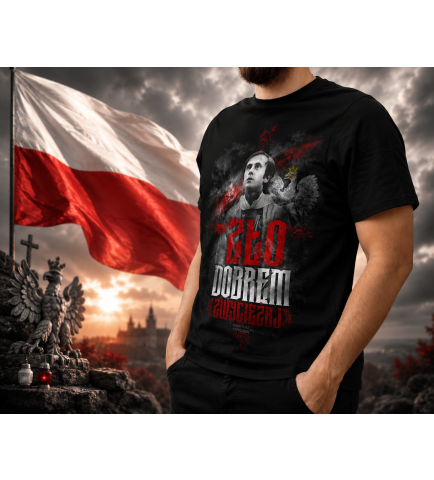 koszulka- ZŁO DOBREM ZWYCIĘŻAJ